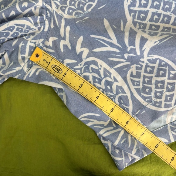 Chubbies Swim Trunks Blue White Pineapple Mesh Liner - Picture 10 of 10